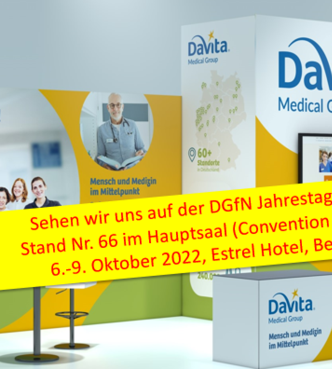 Sehen wir uns in Berlin? DGfN Jahrestagung im Estrel Hotel 6.- - DaVita